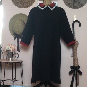 MADISON LEIGH BLACK A LINE DRESS